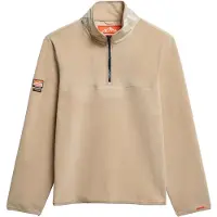 Superdry Active Half Zip Sweatshirt Beige L Homme