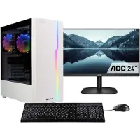 Captiva Gaming PC Bundle R93-533|R7 5700X|16GB DDR4|RTX 5060|1 TB|23.80"|FreeDOS