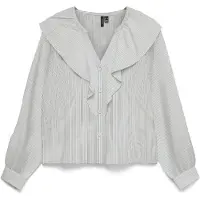 Vero Moda Kaja Long Sleeve Shirt Blanc S Femme