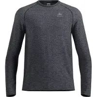 Odlo Crew Essential Seamless Long Sleeve T-shirt Gris S Homme