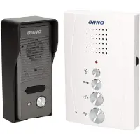ORNO Interphone vidéo DOM-RE-914 - Blanc - Design élégant - Transmission vocale de qualité - Installation facile