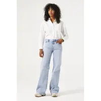 Garcia Celia wide femme Jeans, 33/32, Bleu, Wide fit