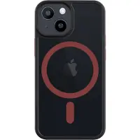 Tactical MagForce Hyperstealth 2.0 Coque pour iPhone 13 mini Noir/Rouge (Apple iPhone 13 mini), Coque pour téléphone portable, Rouge, Noir, Transparent