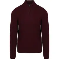 Steppin' Out Pull Half Zip Laine Merino Bordeaux
