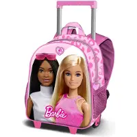 KARACTERMANIA Barbie Fashion Small 3d 25l Wheeled Backpack Rose Enfants