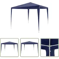 The Living Store Partyzelt 3x3 m Blau