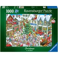 Ravensburger Puzzle Ravensburger de 1 000 pièces « Ray Nicholson : image de Noël regorgeant de détails » 12001801