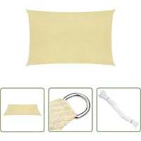 The Living Store Store 160 g/m² Beige 2,5x3 m HDPE