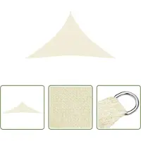 The Living Store Store 160 g/m² Crème 3x3x4,2 m HDPE