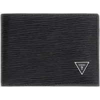 GUESS Portefeuille MILANO pour homme, noir : Taille - UNICA Taille : UNICA