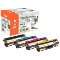 Peach 112061 toner cartridge 4 pc(s) Compatible Black, Cyan, Magenta, Yellow