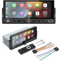 Krüger&Matz Autoradio Kruger&Matz KM2017 1DIN, compatible CarPlay/Android Auto