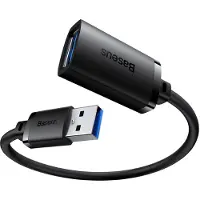 Baseus Usb 3.0 Male to Female Extender, Airjoy Series, 1M (Black)