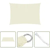 The Living Store Store 160 g/m² Crème 2,5x3,5 m HDPE