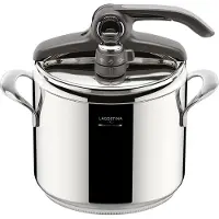 Lagostina Diva 22 Cm 7l Pressure Cooker Argenté