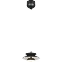 TRIO Conception de la lampe suspendue Amarila noir Ø 25cm