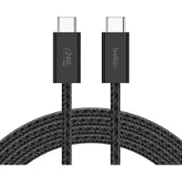 Belkin USB-C/USB-c Kabel 240W 3m geflochten, schwarz CAB025hq3MBK