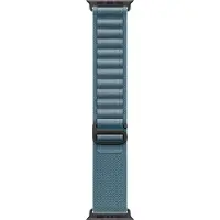 Apple Bracelet Alpine Loop pour Watch | 44/45/46/49 mm - Taille M - Light Blue / Black Titanium