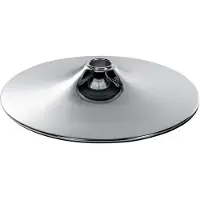 CLP Compteur de sol , modèle rond, disponible en 4 tailles | Couleur : chromé, taille : 45 cm