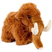 Teddies Peluche mammouth 10 x 17 cm, marron, à partir de 0 mois