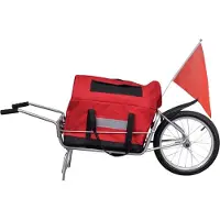 Prolenta Maison Exclusive - Remorque pour vélo, modèle monocycle, avec sac