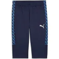 Puma Hommes, Bas de sport, teamLIGA26 Training 3/4 Pants (S), Bleu, Blanc