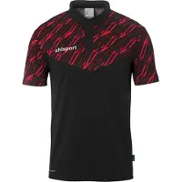 Uhlsport Progressive 28 Polo Hommes - Noir / Rouge