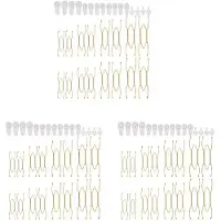 Jojomino 3X Cintres pour Assiettes pour Le Mur 6 8 10 12 Pouces, Cintres pour Assiettes Murales Cintres pour Assiettes Décoratifs Supports pour Assiettes