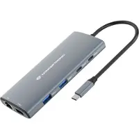 Conceptronic DONN06G USB 3.2 Gen 1 (3.1 Gen 1) Type-C Noir, Argent