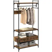 vidaXL Armoire en bois ancien 89 x 39 x 184.5 cm Bois composite