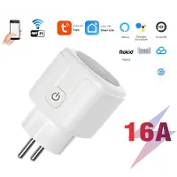 INF Prise intelligente WiFi Tuya, norme européenne, 16A, paquet de 4