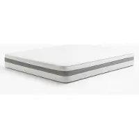 11.11 SRLS Matelas The White Stone 135 x 190 | Mousse à mémoire de forme thermosensible, haute densité, respirante et hypoallergénique | Confort stable et soutien ergonomique | Emballage sous vide pratique