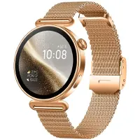 Forever Montre connectée Rosadust SB-380 pour femme, couleur or rose, avec bracelet magnétique