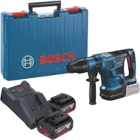 Bosch GBH 18V-36 C Professional : perceuse-marteau sans fil 18 V, 7 J, SDS max, moteur Brushless, avec 2 batteries 4,0 Ah, un chargeur et une mallette