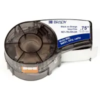 Brady M21-750-595-OR ruban vinyle noir sur orange 19,1 mm x 6,40 m (d'origine)