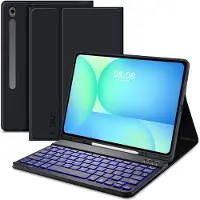 Tech-Protect SmartCase Stylo + Clavier Samsung Galaxy Tab S10 FE+ Plus 13.1 X620 / X626b Noir