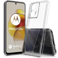 Crong Crystal Shield couverture - Motorola Moto G73 boîtier (Transparent)