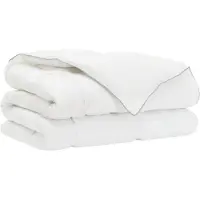 vidaXL Ensemble couette et oreillers , blanc, 200 x 220 cm, fibre de bambou