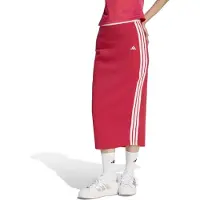 Adidas Seasonal Essentials Racing Pencil Midi Skirt Rouge L Femme