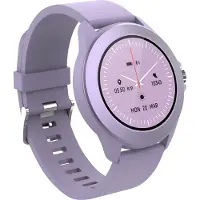 Forever , Montre intelligente Bluetooth couleur, Suivi de santé, IP68 étanche, Lavande