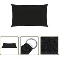 The Living Store Store 160 g/m² Noir 2,5x4,5 m HDPE