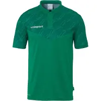Uhlsport Progressive 28 Short Sleeve Polo Vert 8-9 Years Enfants