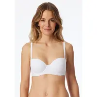 Schiesser Soutien-gorge ' Bandeau mit Schale - Unique Micro ' blanc