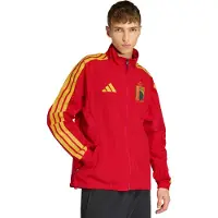 Adidas Belgium Home Anthem Full Zip Sweatshirt Rouge M Homme