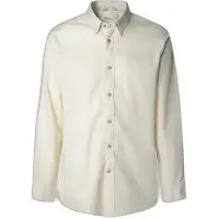 Pepe Jeans pour homme. PM3090843 Chemise Charly blanc cassé (L), Casuel, Coton, Manche longue