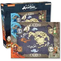 Aquarius Avatar Le Seigneur des éléments Puzzle Map (1000 pièces)