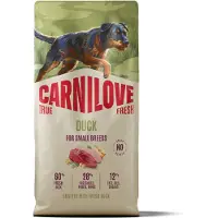 Carnilove True Fresh Duck Adult Small Breeds Dog Food 4kg Beige