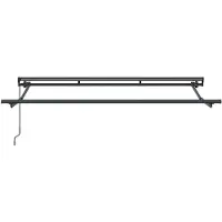 vidaXL Auvent Rétractable Manuel Crème 3,5 X 2 M
