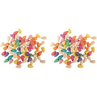 Semoic 200 Pcs Reflux Incense Coins Aromatherapy Lavender Rose Jasmine