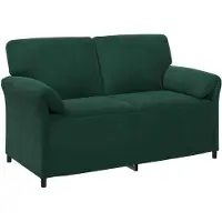 vidaXL Ensemble de canapé 2 pièces, velours vert foncé